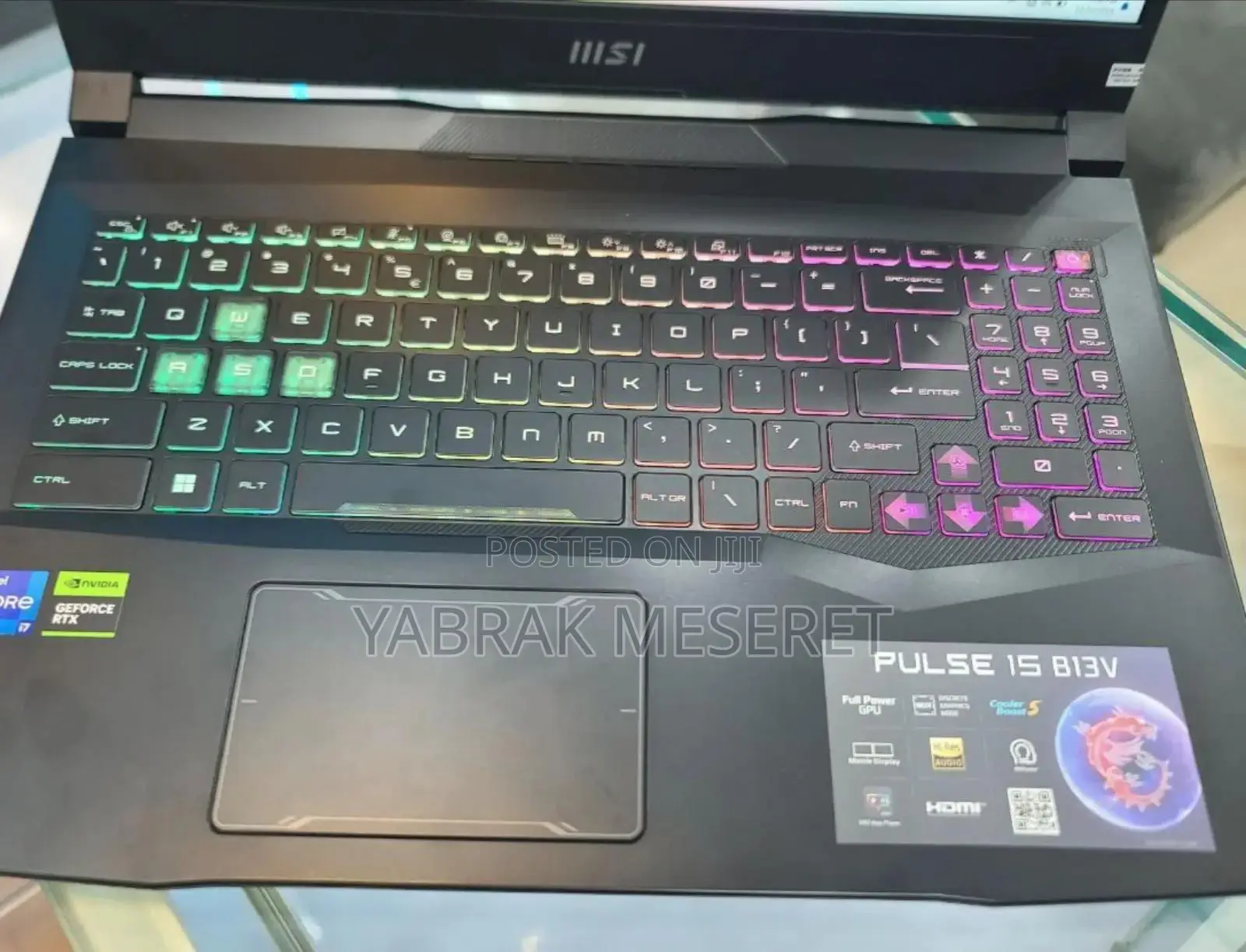 New Laptop MSI 16GB Intel Core I7 SSD 512GB