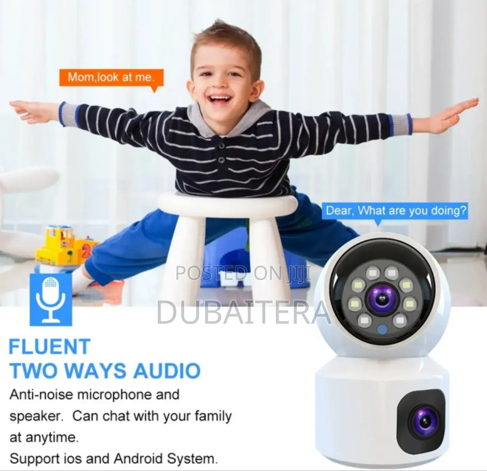 2 Lens ያለው CCTV Camera