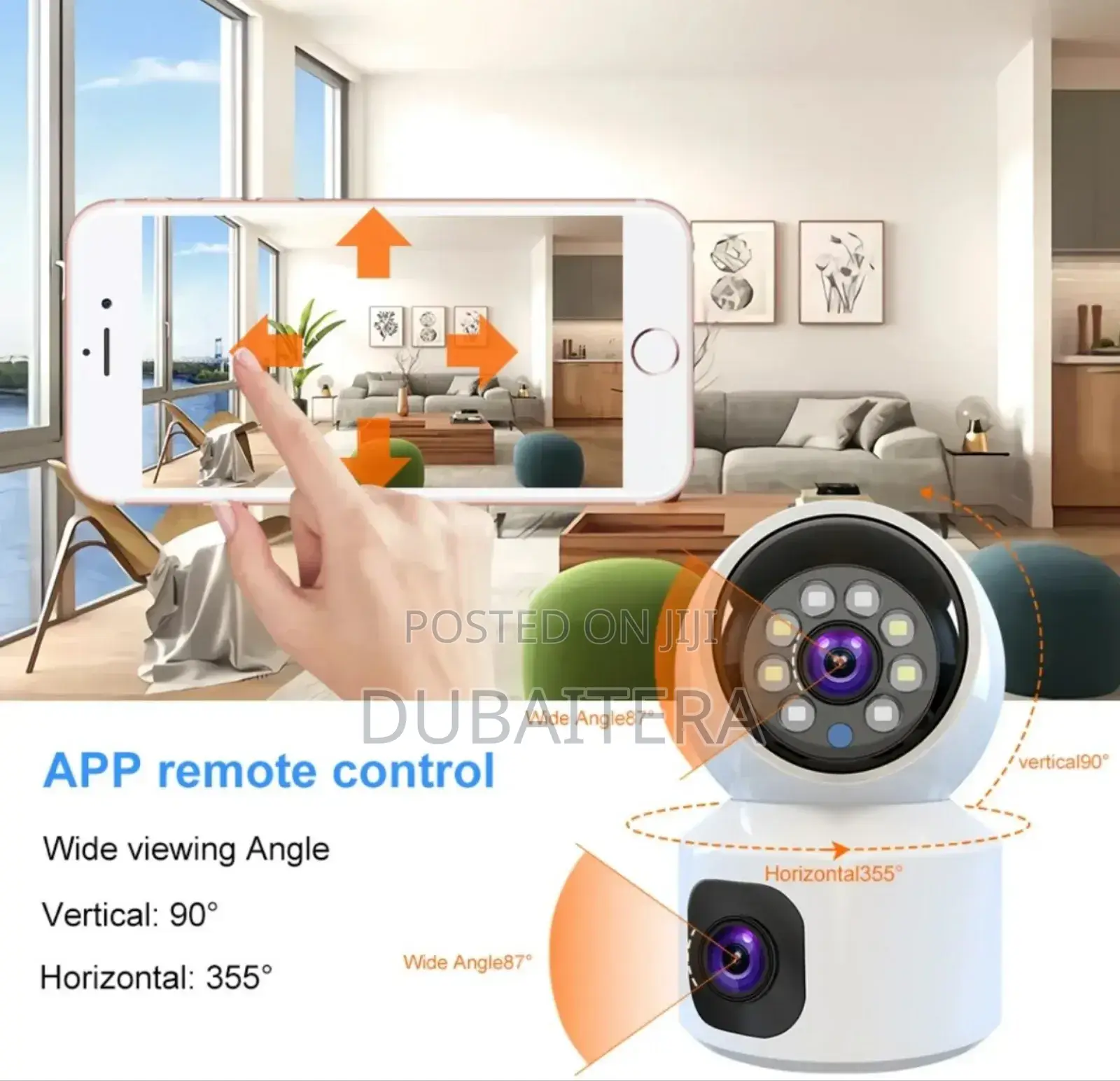 2 Lens ያለው CCTV Camera