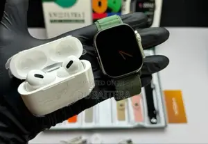 Photo - KEQIWEAR Germany Series 9 Smart Watch With አእርፖድ + 7 Straps