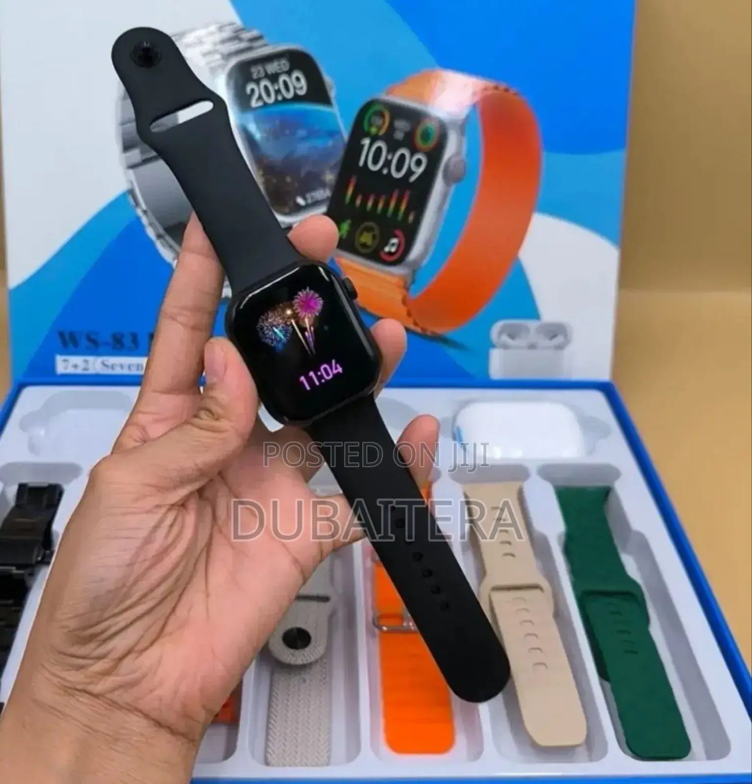7 መቀያየሪያ + Airpods ያለው Original WSMIE Series-9 Smart Watch