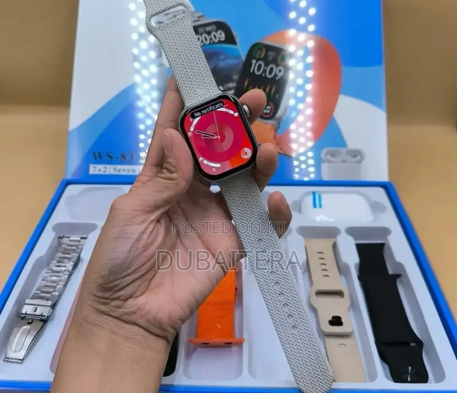 7 መቀያየሪያ + Airpods ያለው Original WSMIE Series-9 Smart Watch