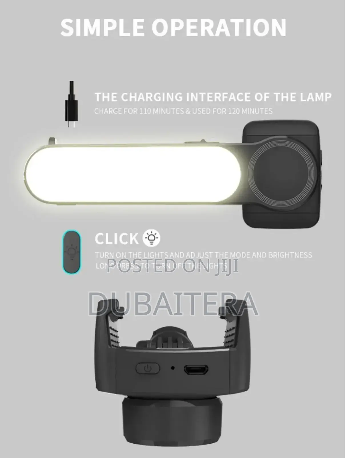 Original Gimbal Stabilizer With Fill Light and Tripod