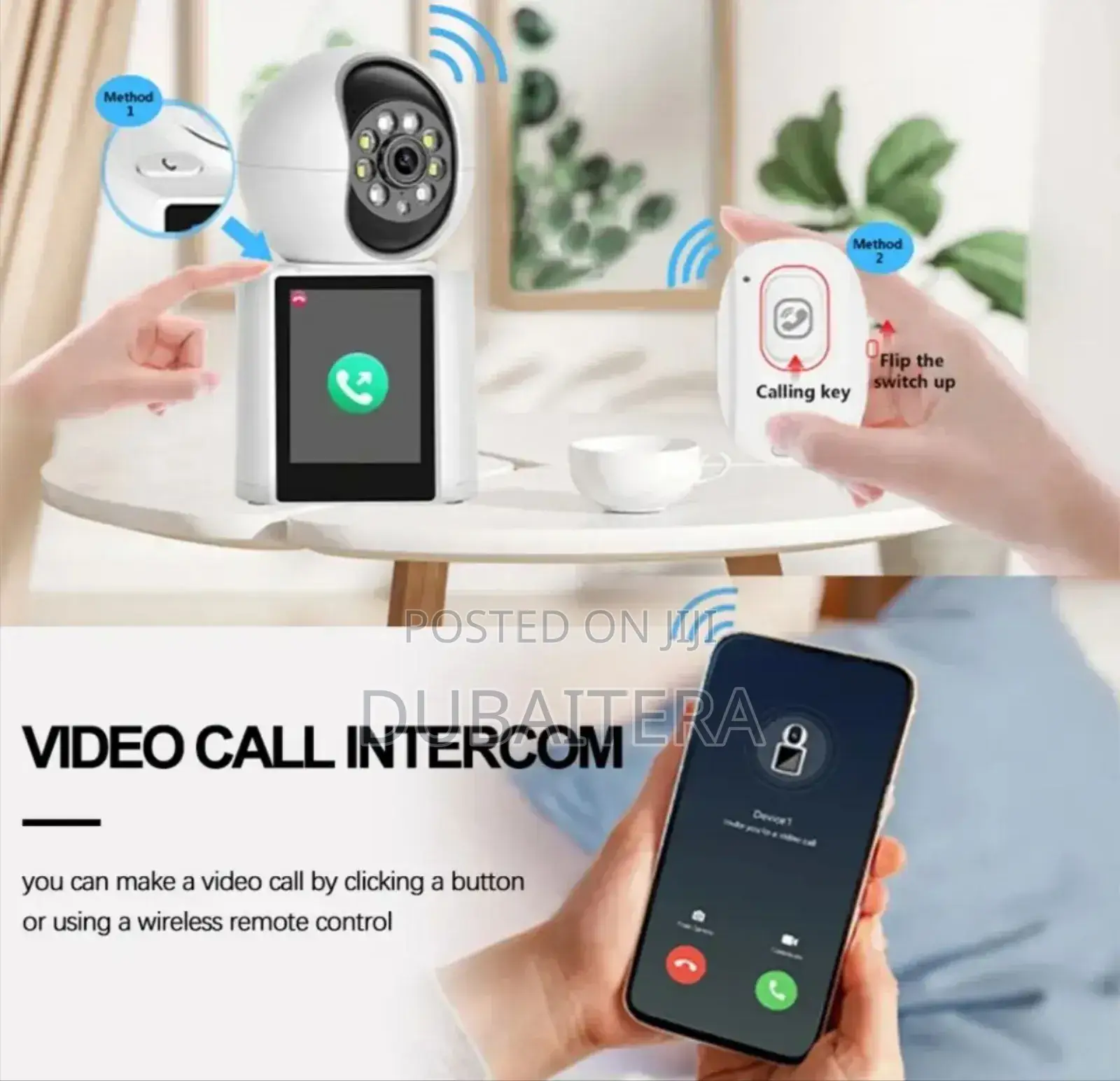 የራሱ Screen ያለው Video Call ማድረግ የሚያስቺል CCTV Security Camera