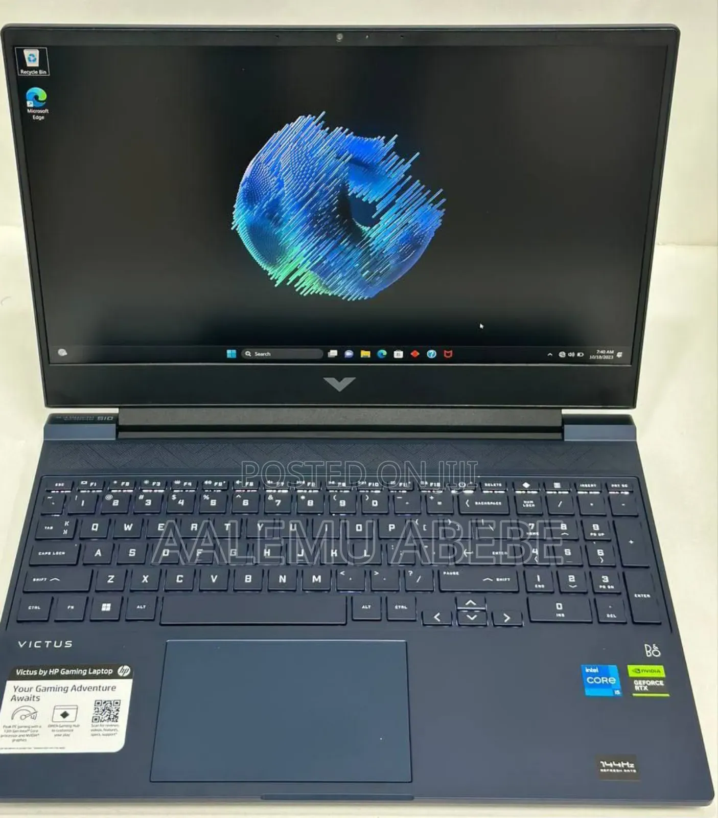 New Laptop HP Victus 16 16GB Intel Core I5 SSD 512GB