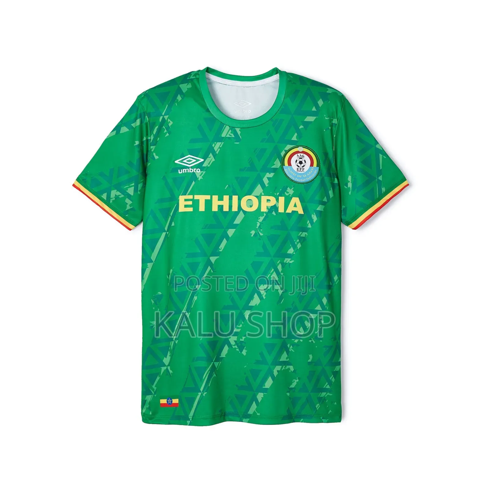 Football Umbro Kits for the Ethiopian National Team