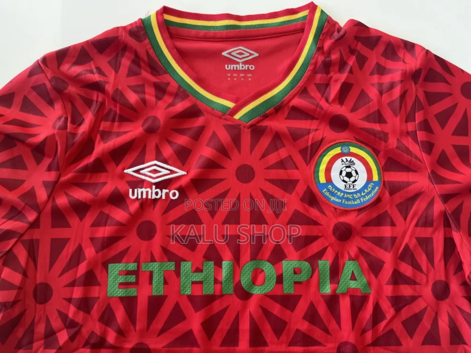 Football Umbro Kits for the Ethiopian National Team
