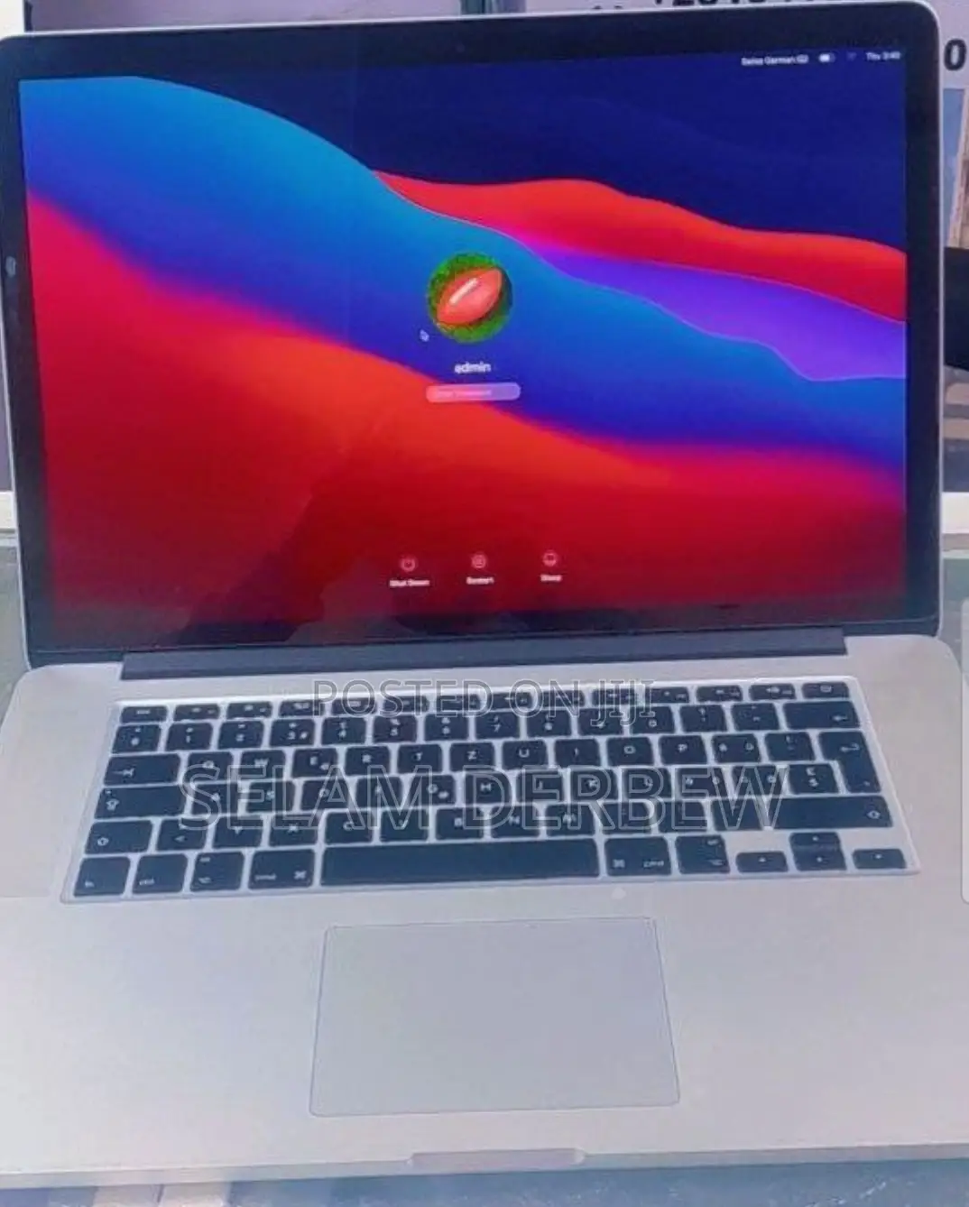 Laptop Apple MacBook Pro 2015 16GB Intel Core I7 SSD 512GB