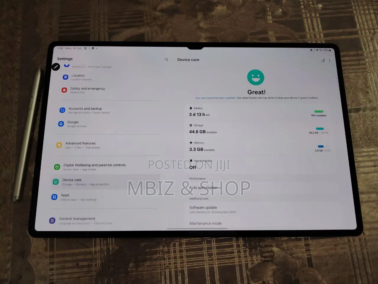 Samsung Galaxy Tab 8.9 P7300 128 GB