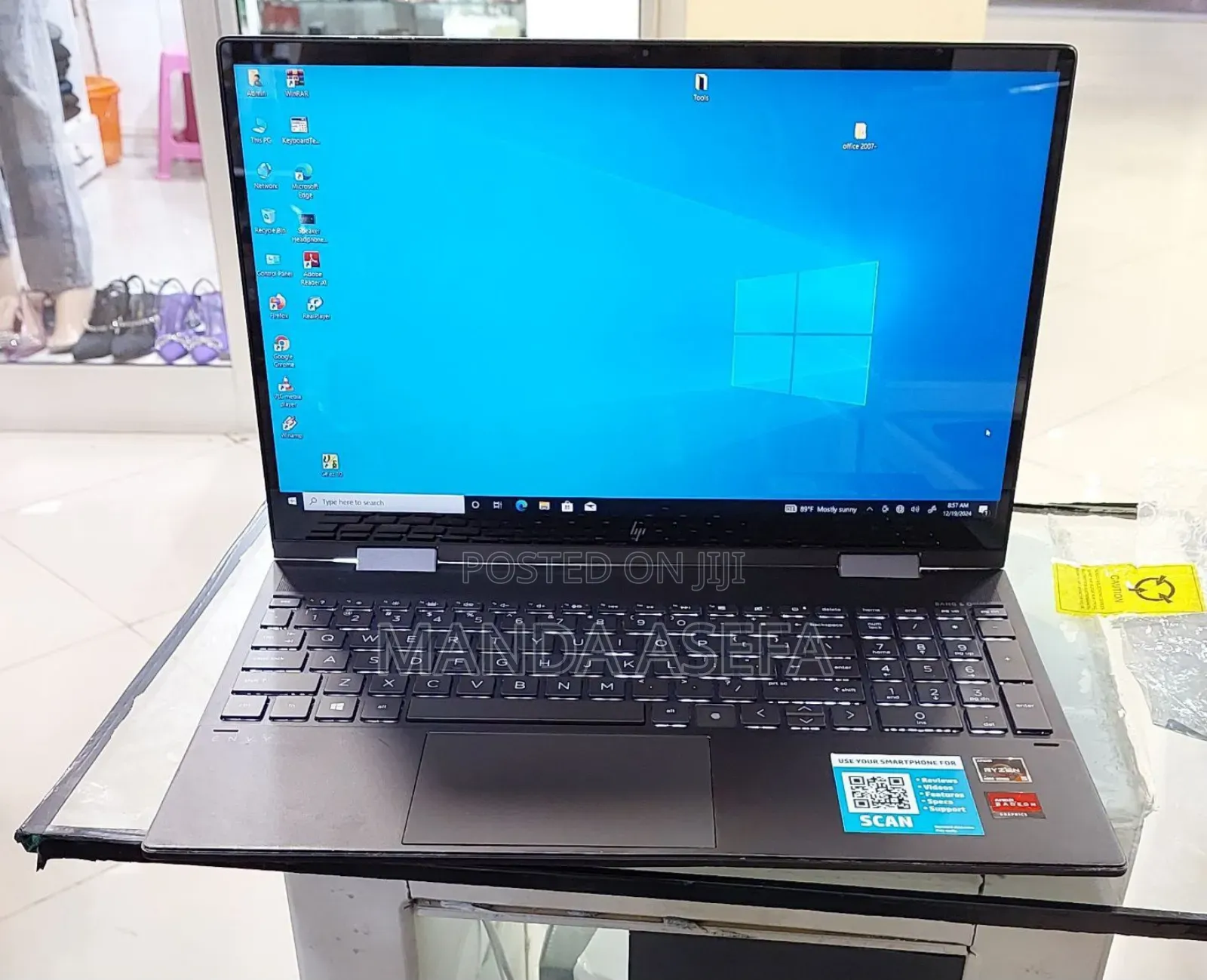 New Laptop HP Envy X360 16GB AMD Ryzen 5 SSD 512GB