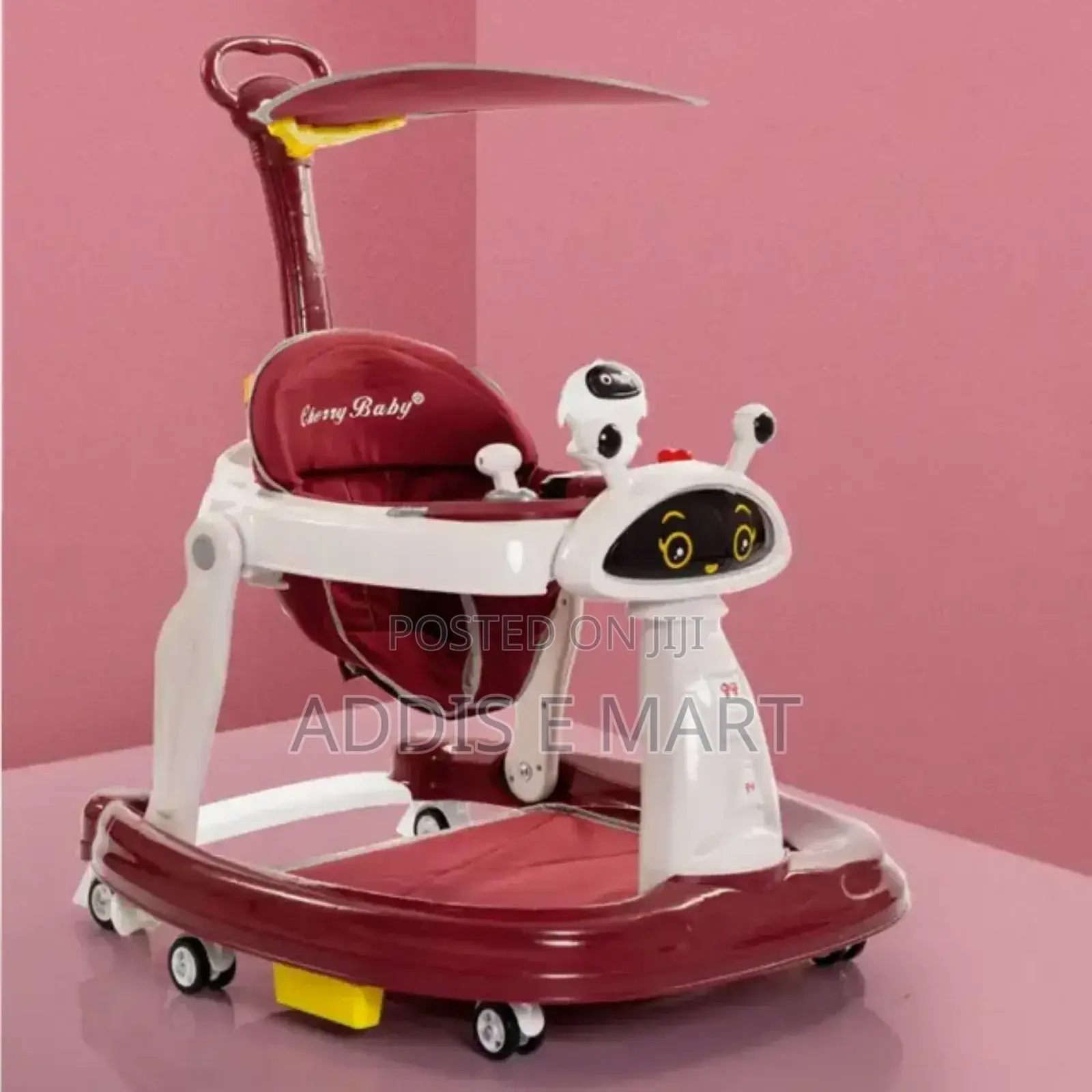 ህፃኑ ሾልኮ እንዳይወድቅ የሚያደርግ Multifunctional Baby
Walker