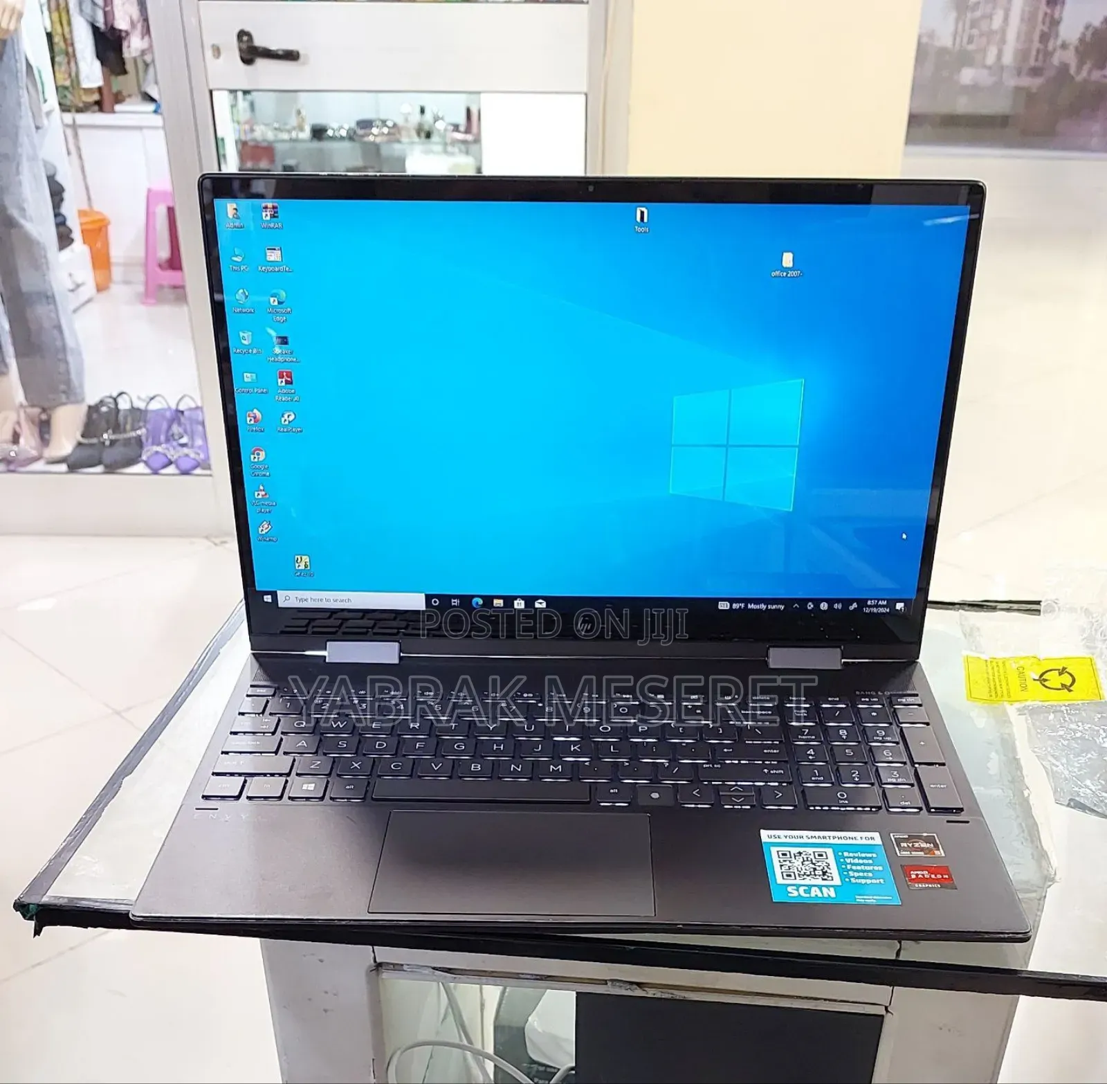 New Laptop HP Envy X360 16GB AMD Ryzen 5 SSD 512GB