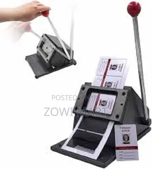 Photo - Manual PVC Card Die Cutter Card Cutting Machine