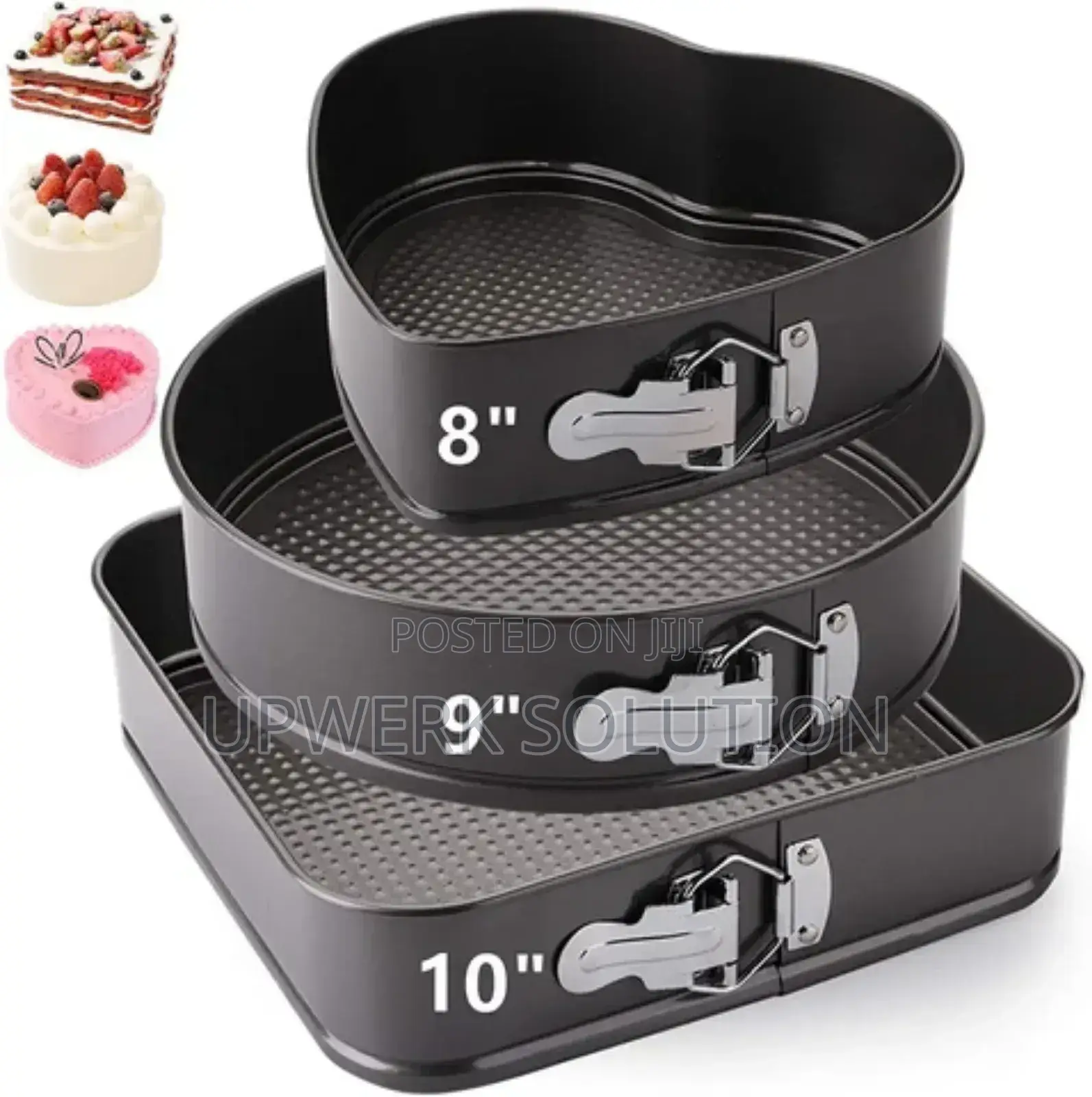 3 PCS Shappe Cake Mould