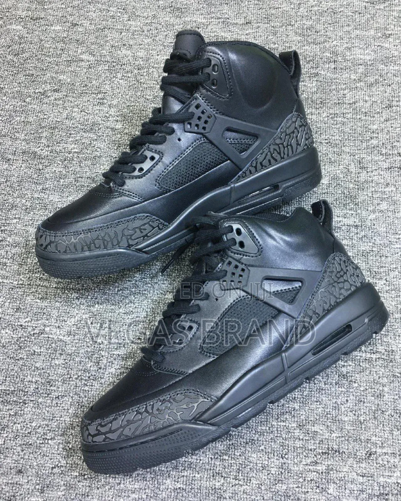 Air Jordan Kids Spizike Winteriz Black Master Quality Shoes