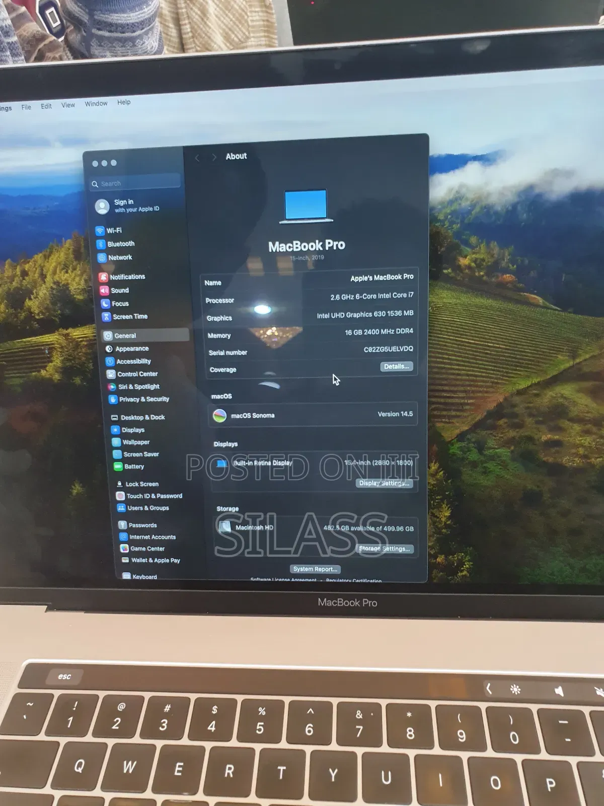 New Laptop Apple MacBook Pro 2019 4GB Intel Core I7 SSD 512GB