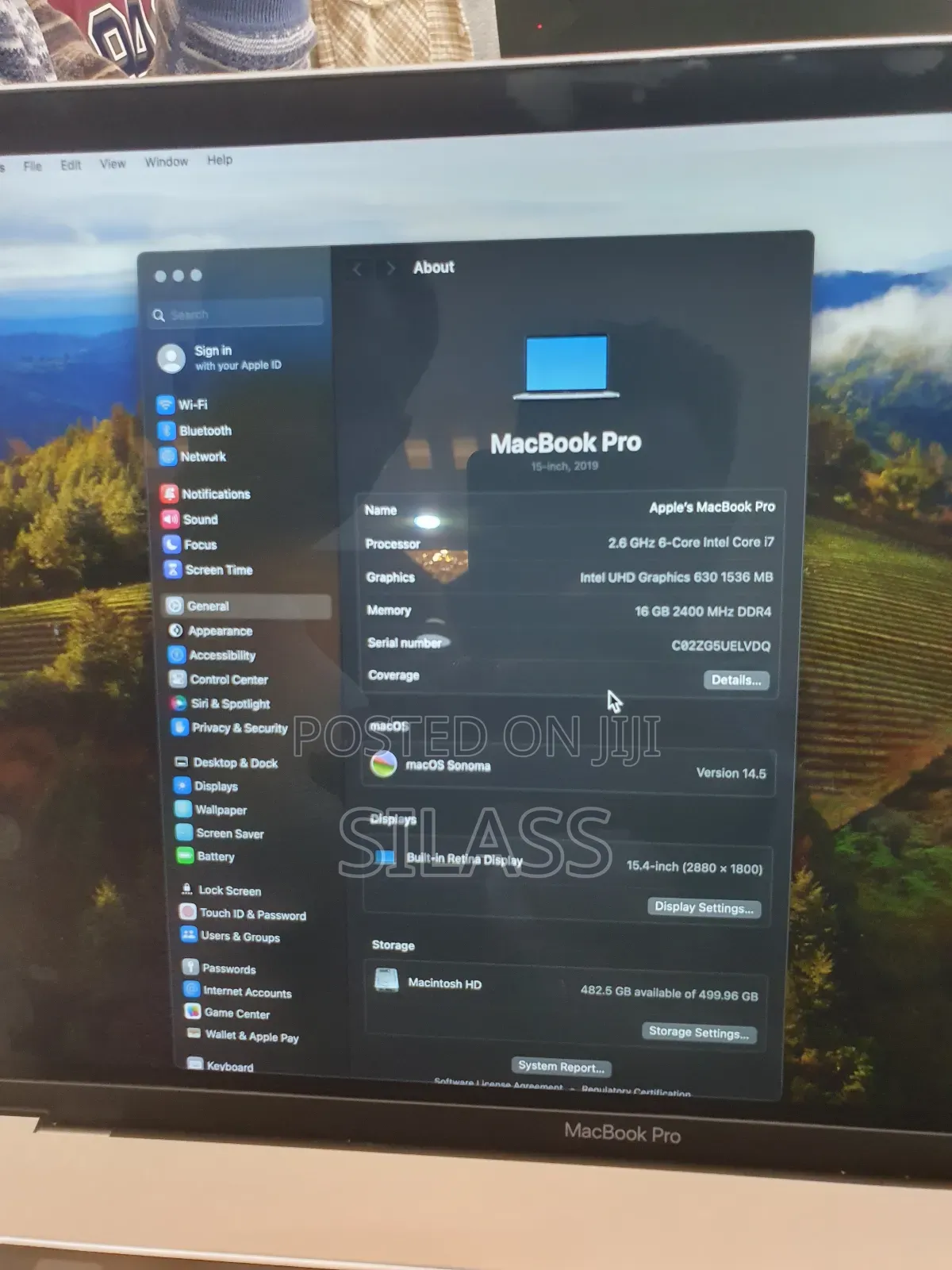 New Laptop Apple MacBook Pro 2019 4GB Intel Core I7 SSD 512GB