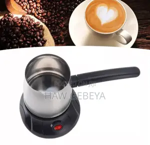 Photo - 110V Electric Turkish Coffee Pot, 600ML Stainless Steel Tume