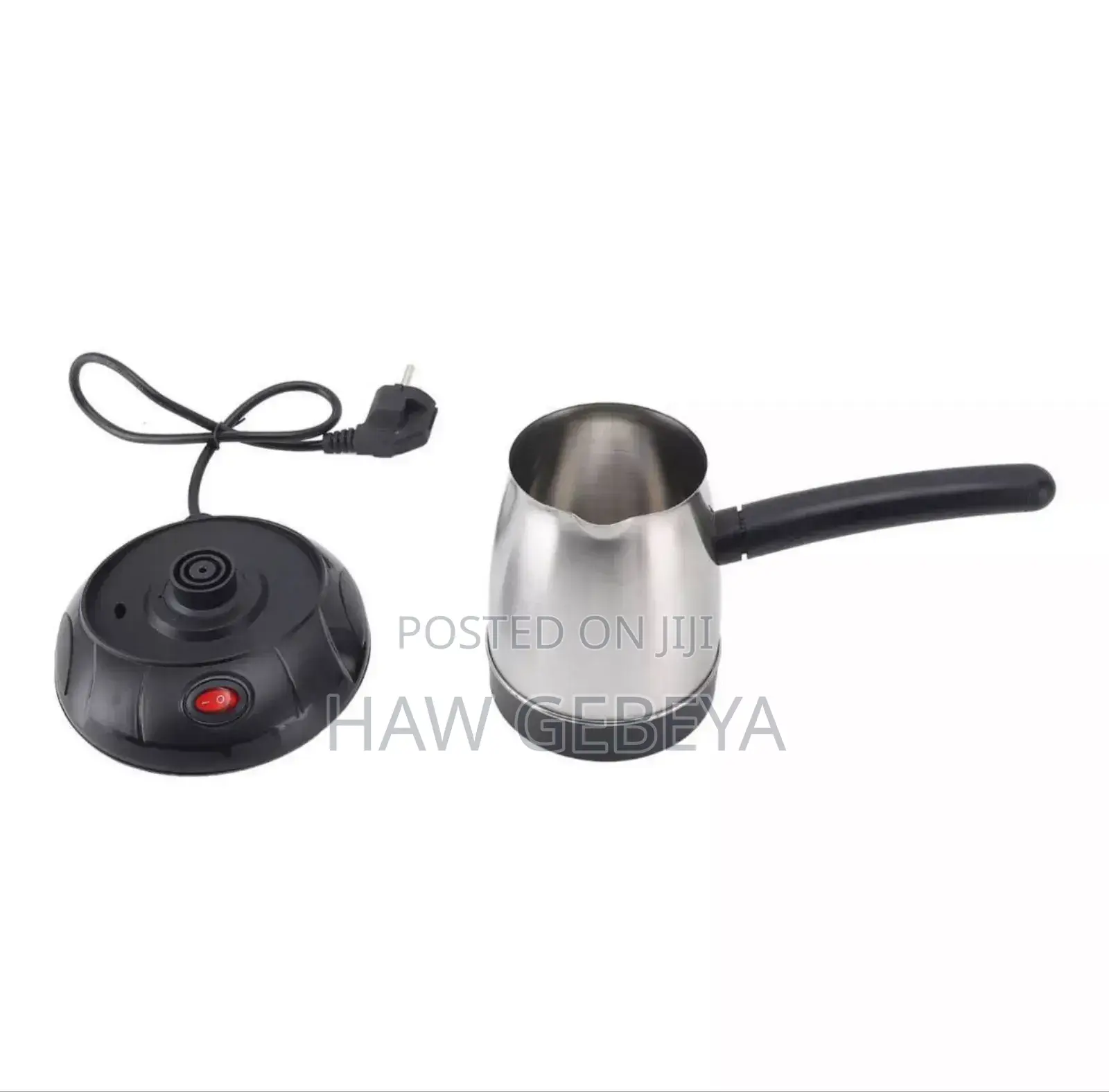 110V Electric Turkish Coffee Pot, 600ML Stainless Steel Tume