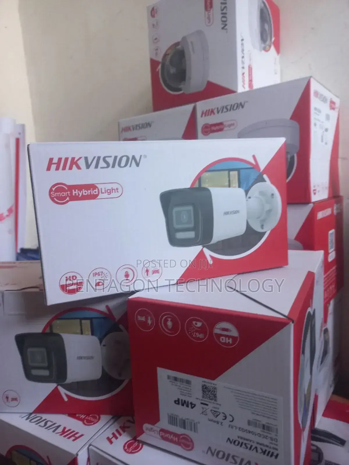 Smart Hybrid Light Hikvision 4mp Ip Camera