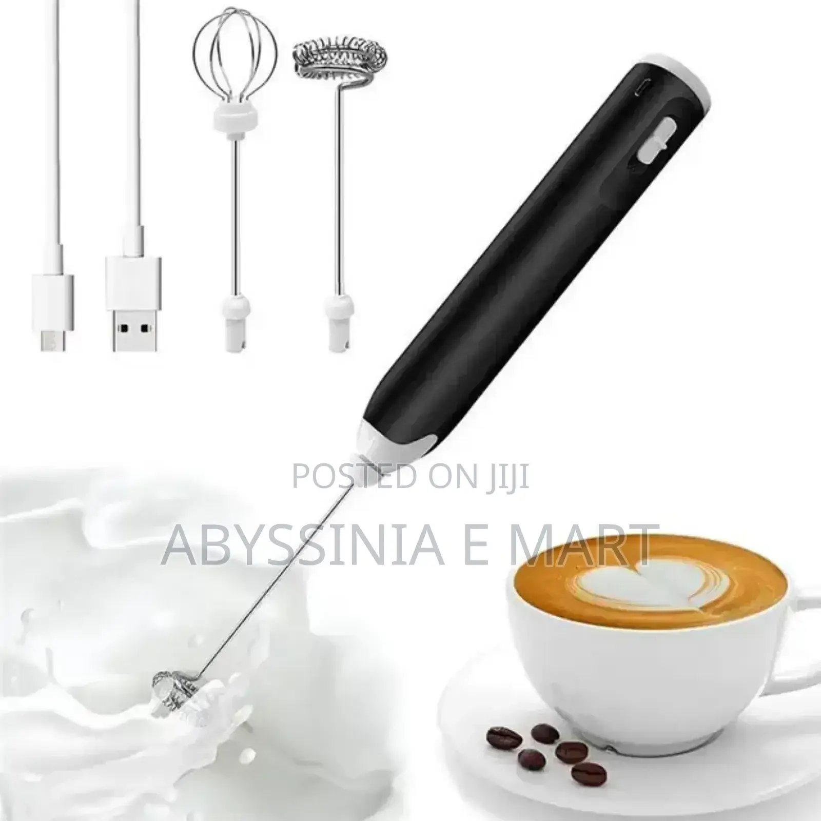 በቻርጅ የሚሰራ Handheld Milk Coffee Frother