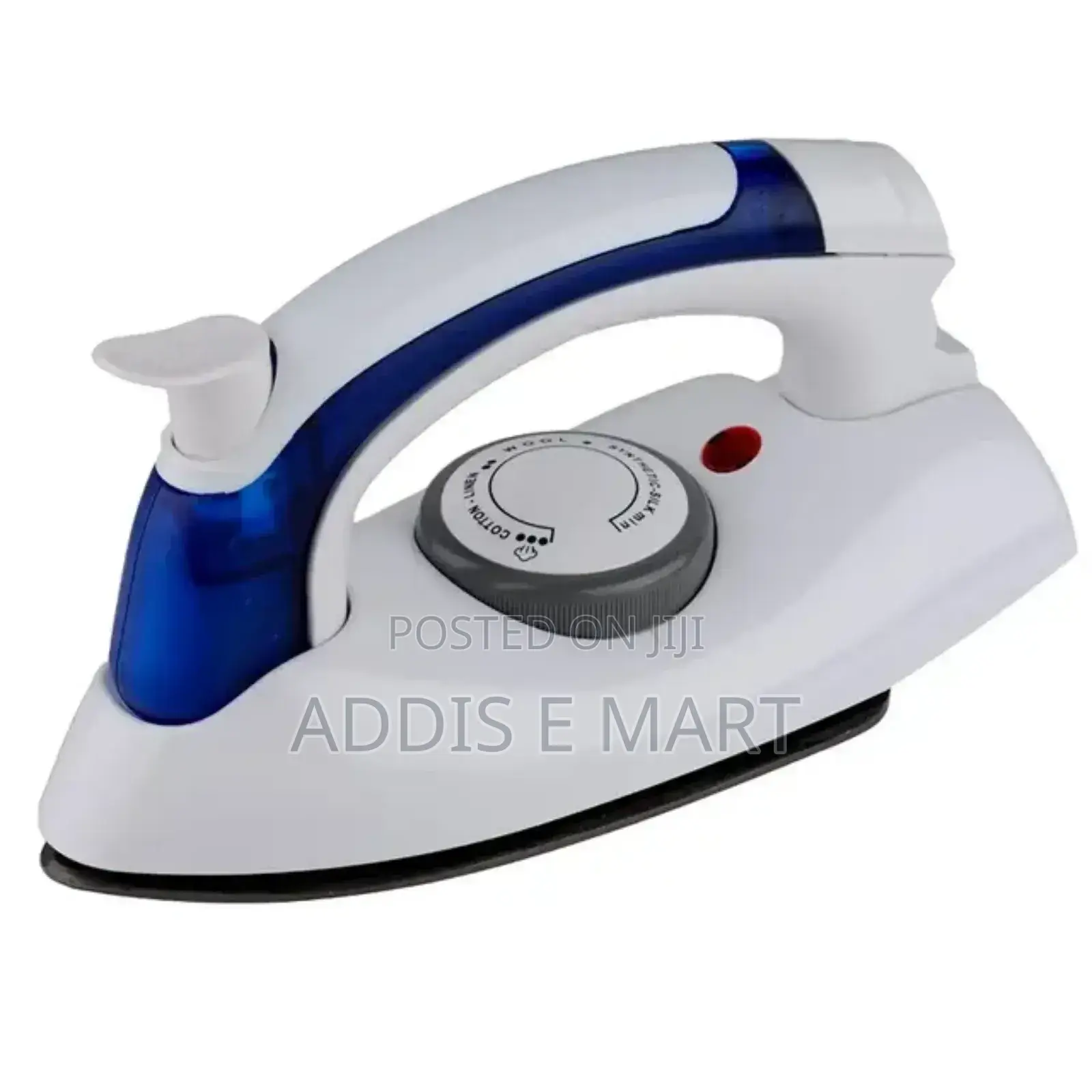 በማንኛውም ቦታ ላይ ሸሚዝ፣ ሱፍ ልብስ፣ ሱሪ Mini Folding Travel Iron