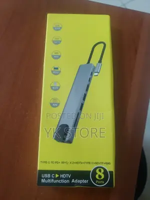 8 in 1 Converter Type C Hub