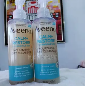 Photo - Aveeno Calm + Restore Gentle Nourishing Oat Face Cleanser