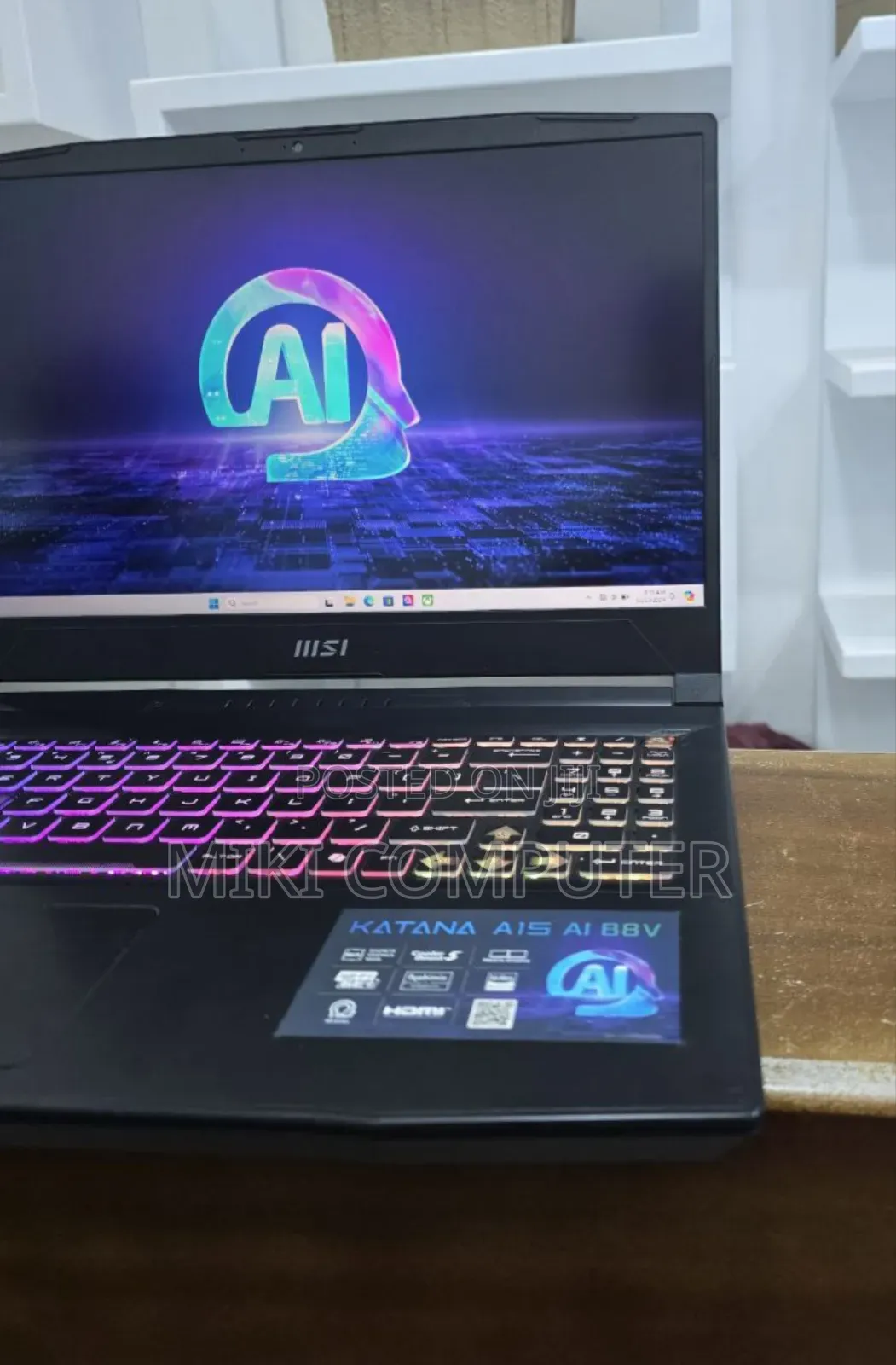 New Laptop MSI Katana GF66 16GB AMD Ryzen 7 SSD 1T