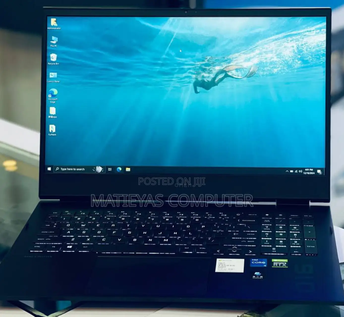 New Laptop HP Omen 16 16GB Intel Core I5 SSD 512GB