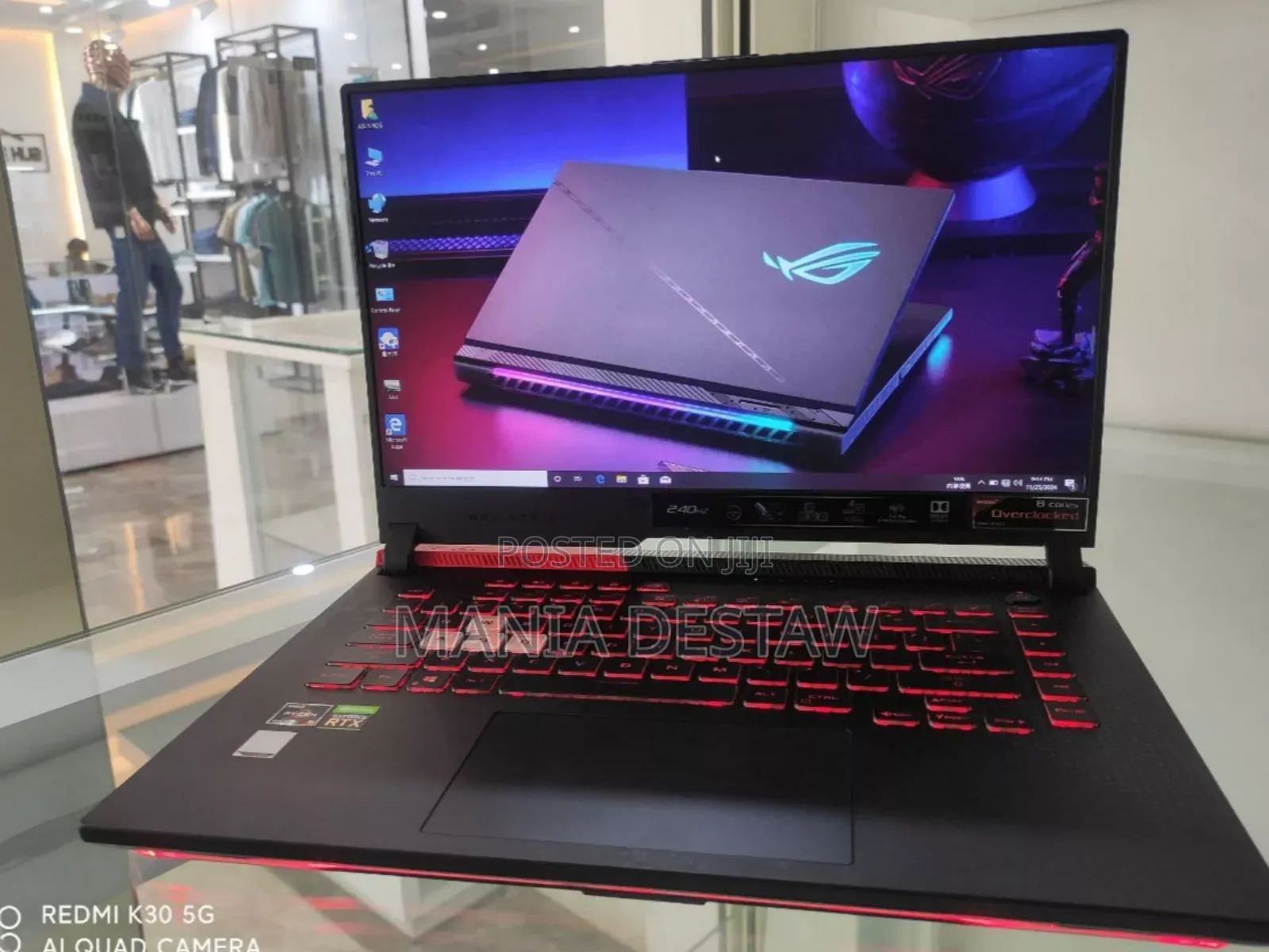 New Laptop Asus ROG Strix GL703 16GB AMD Ryzen 9 SSD 512GB