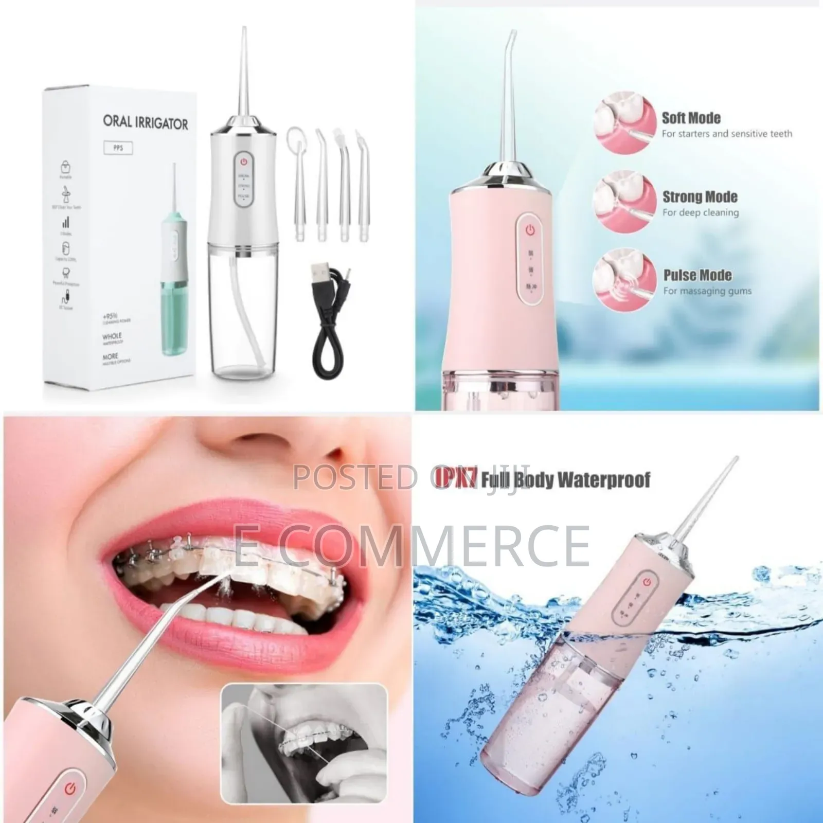 4in Rechargeable Portable Water Flosser