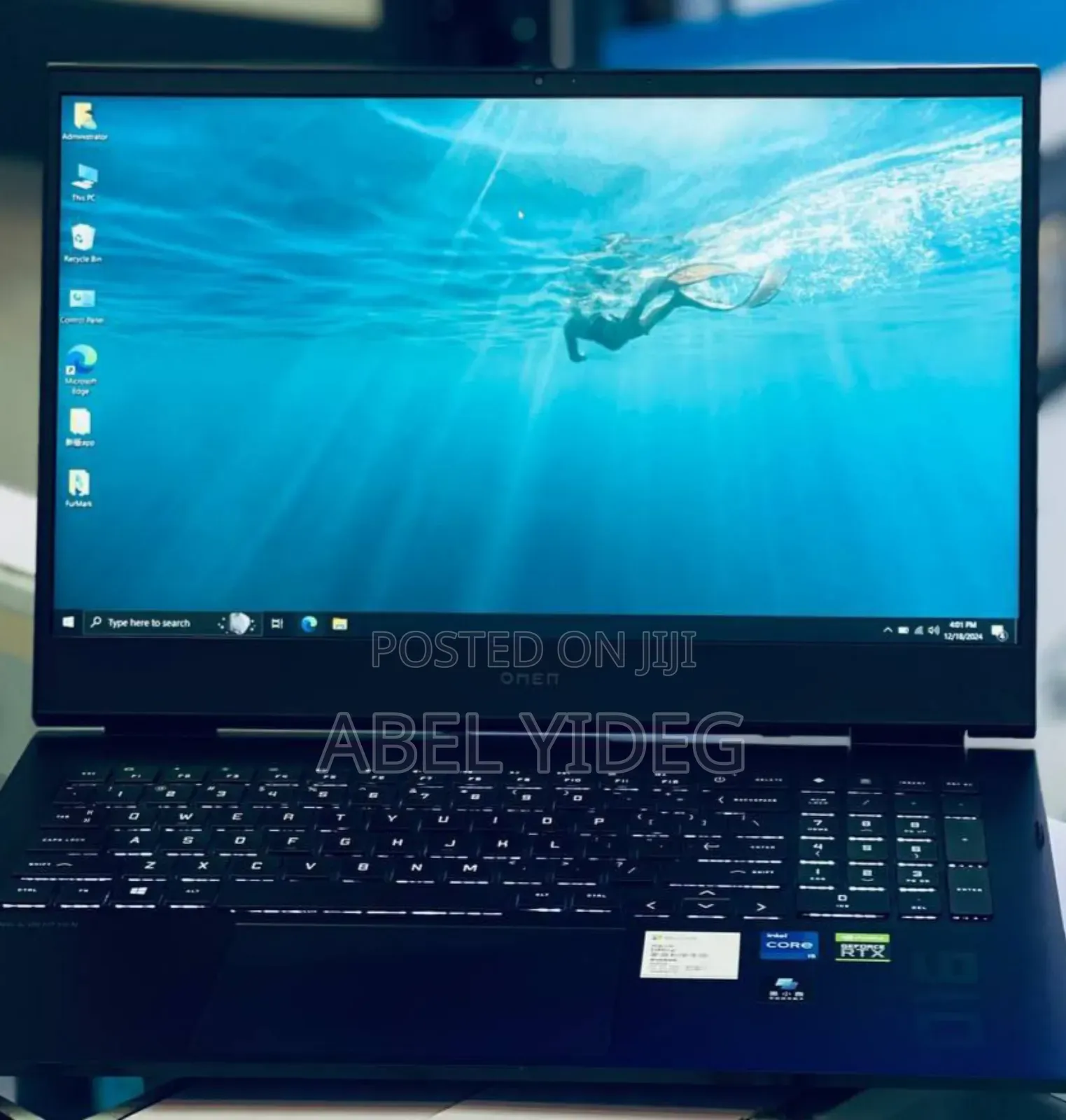 New Laptop HP Omen 16 16GB Intel Core I5 SSD 512GB