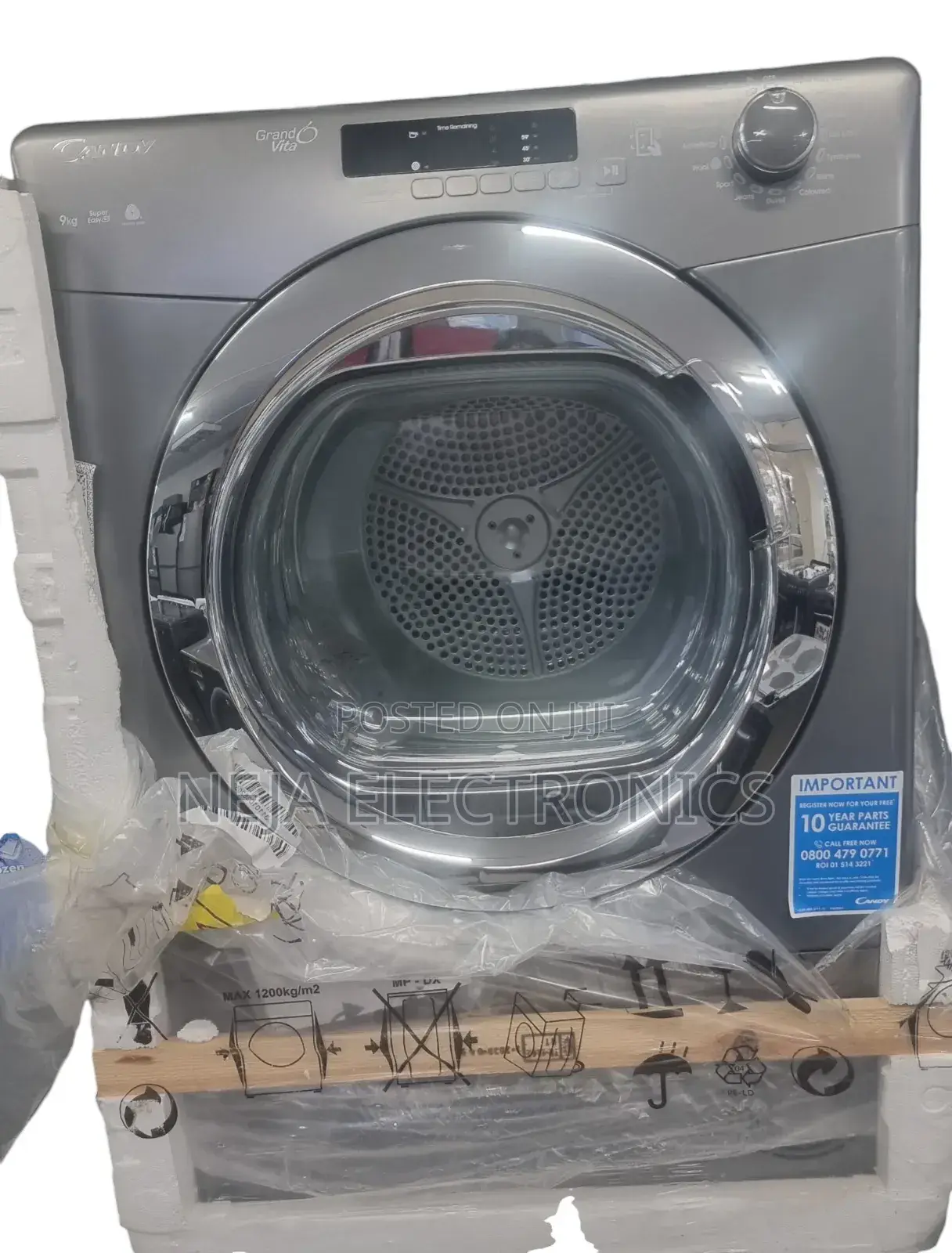 Candy Dryers 100% 10kg Dryers Steam Deliver