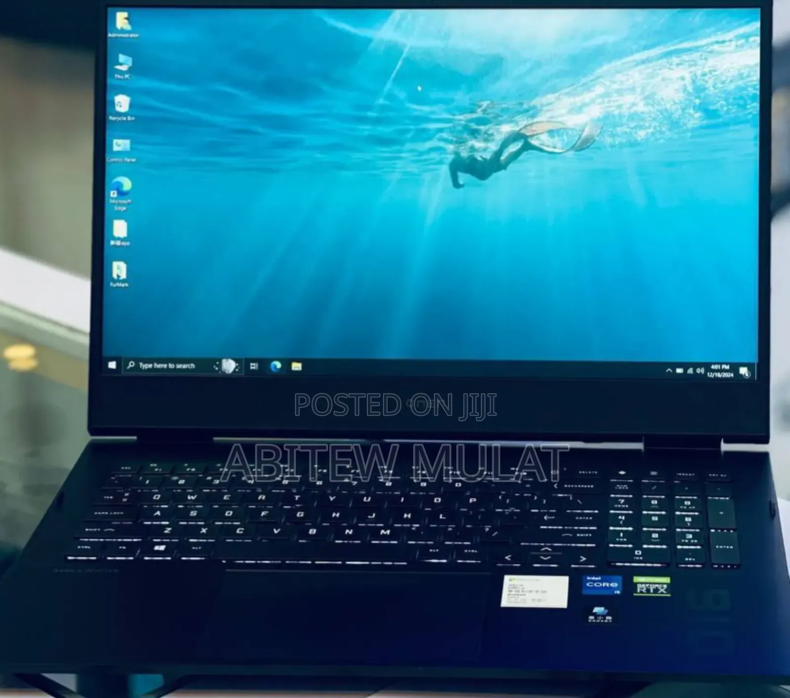 New Laptop HP Omen 15 16GB Intel Core I5 SSD 512GB