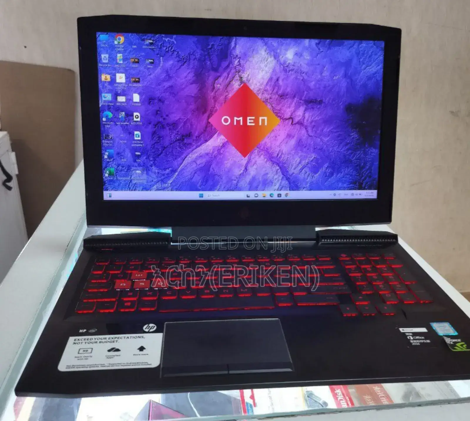 New Laptop HP Omen 15 16GB Intel Core I7 SSD 512GB