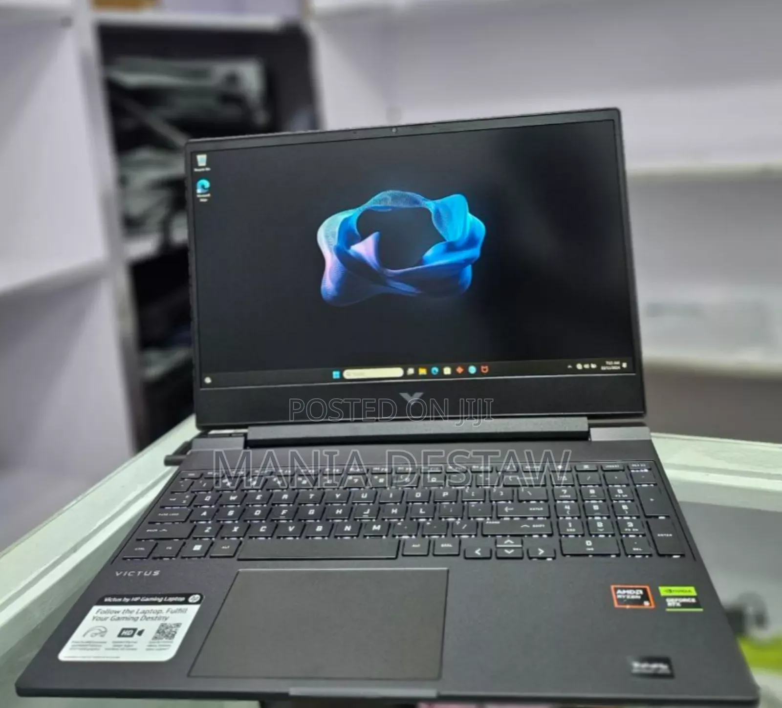 New Laptop HP Victus 15 8GB AMD Ryzen 5 SSD 512GB