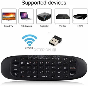 Air Mouse With Gyroscope QWERTY Keyboard