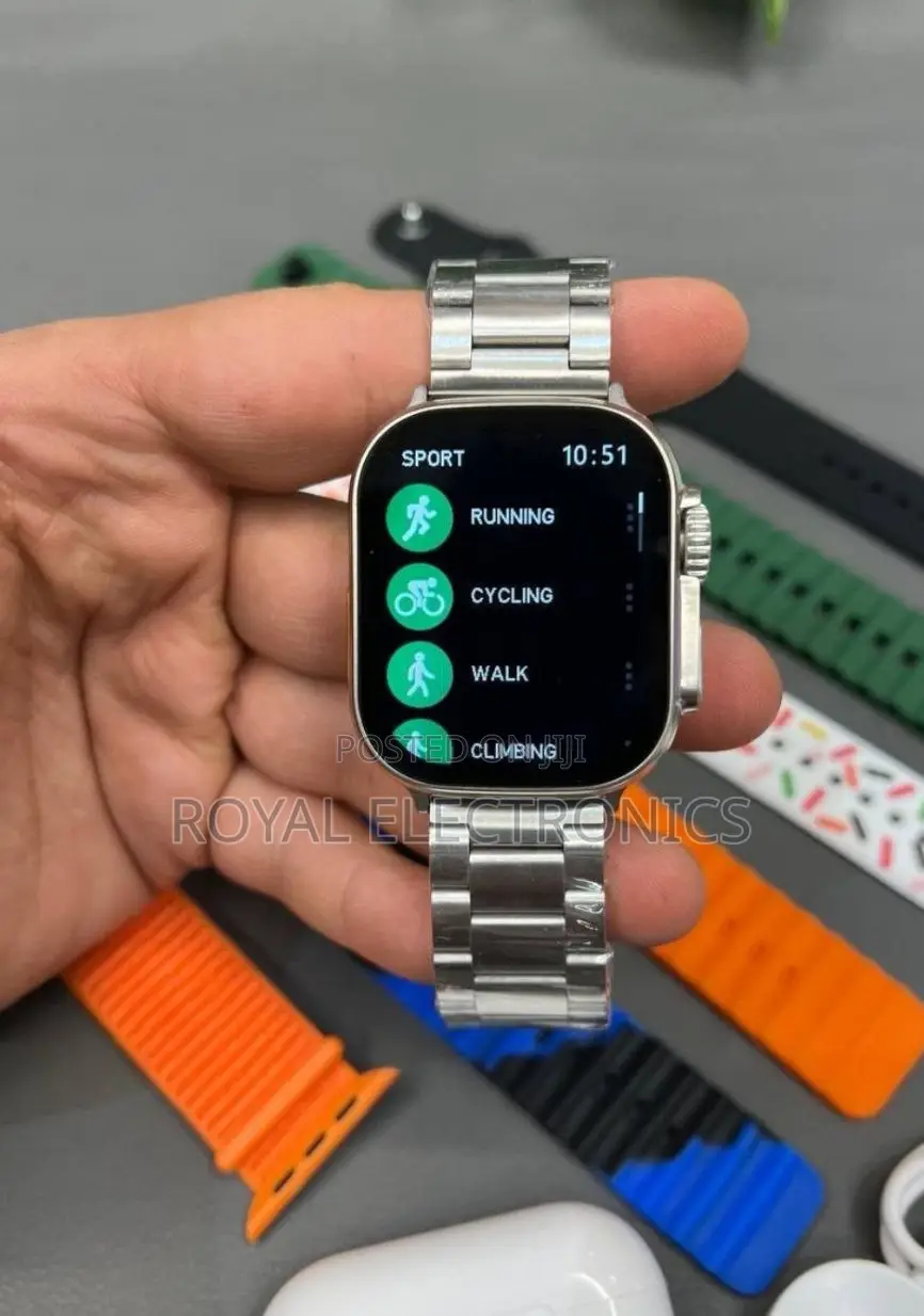 WISME Smart Watch + Airpods + 7 Straps