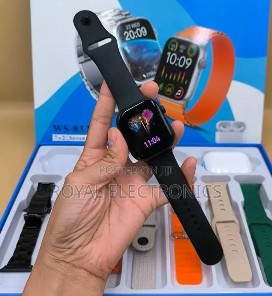 WISME Smart Watch + Airpods + 7 Straps