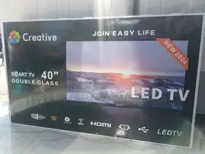 Creative 40 Inch Tv Double Glass Smart