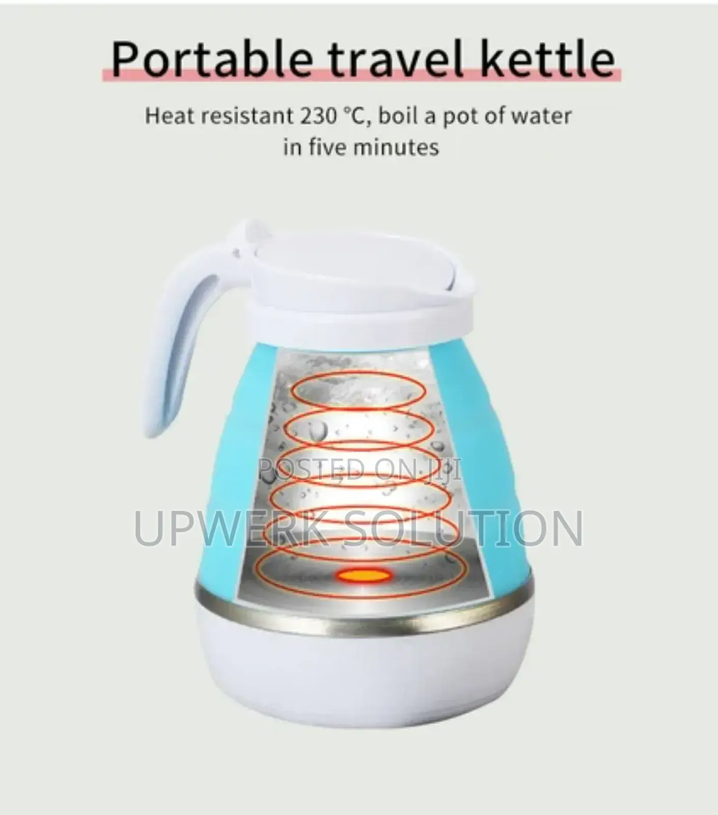 Foldable Electric Kettle – 600ml