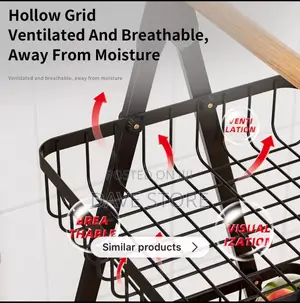 4 Layer Mobile Vegetable Cart