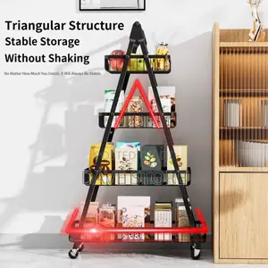 4 Layer Mobile Vegetable Cart