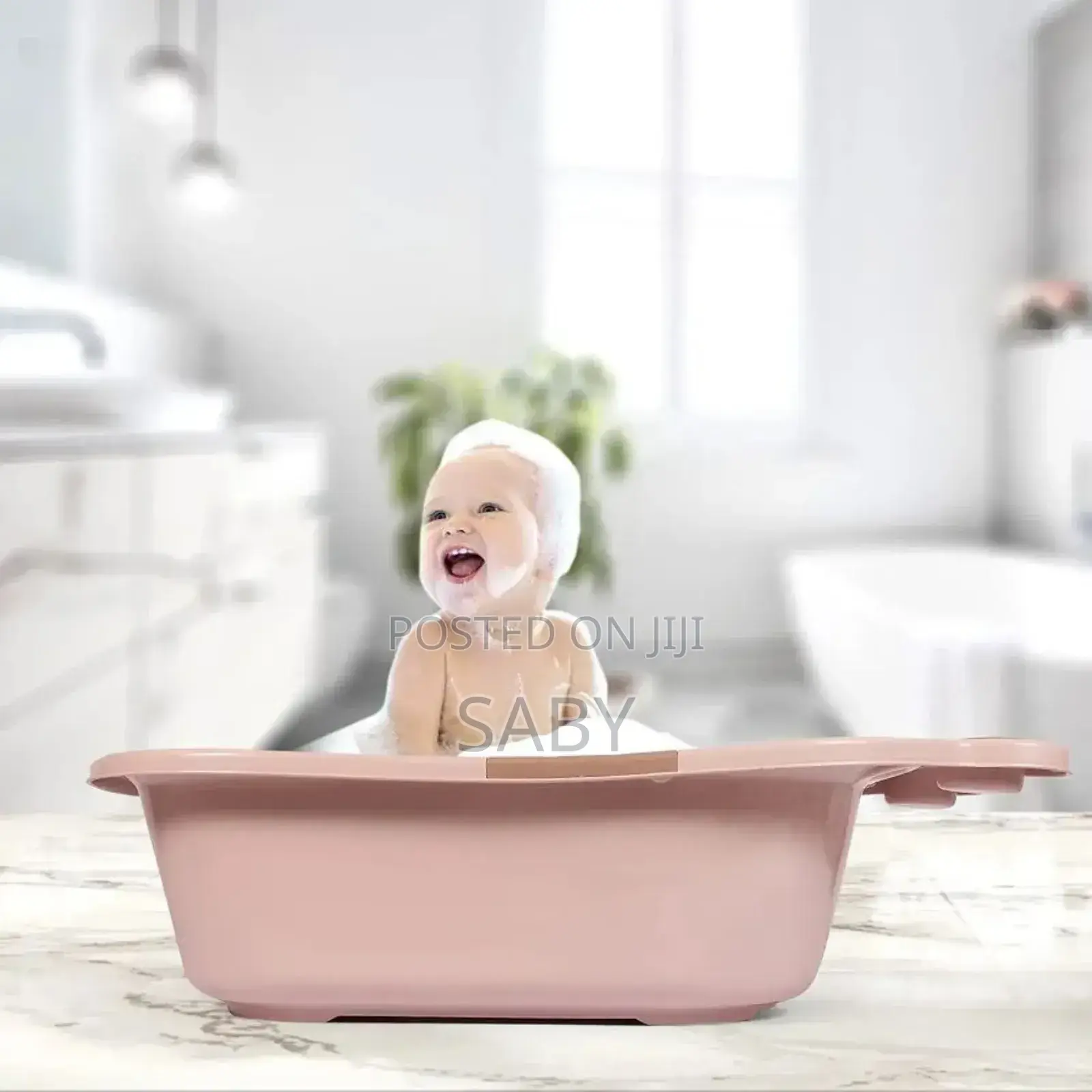Baby Bathtub With Built-in Baby Seat