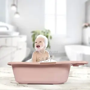 Baby Bathtub With Built-in Baby Seat