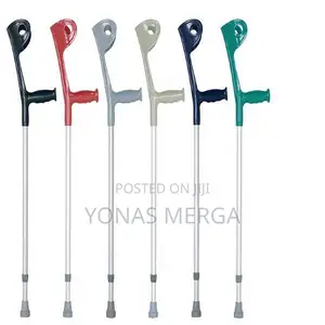 Photo - Aluminum画adjustable Height 鞥ክራንች፧Elbow Crutch Elderly Care