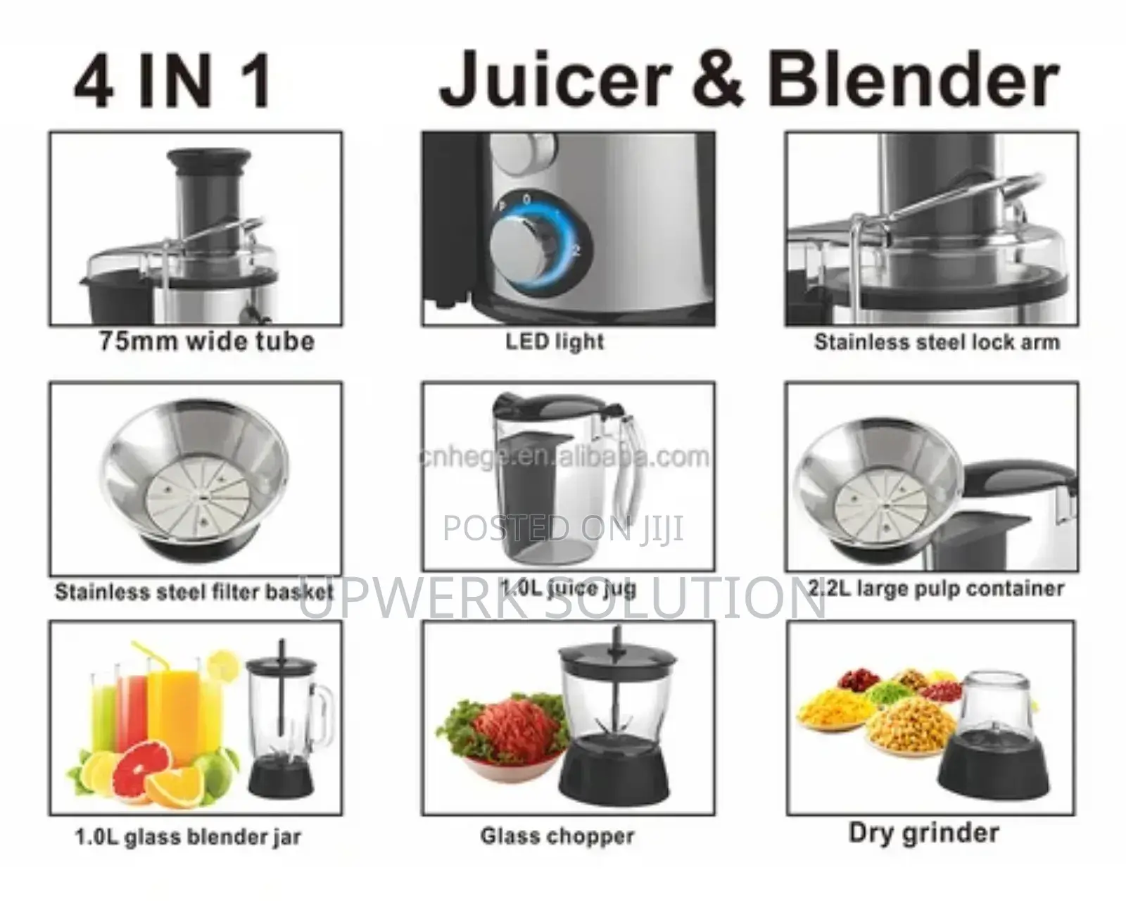 Sayona 4 In 1 Juicer And Blender
