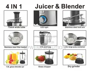 Sayona 4 In 1 Juicer And Blender