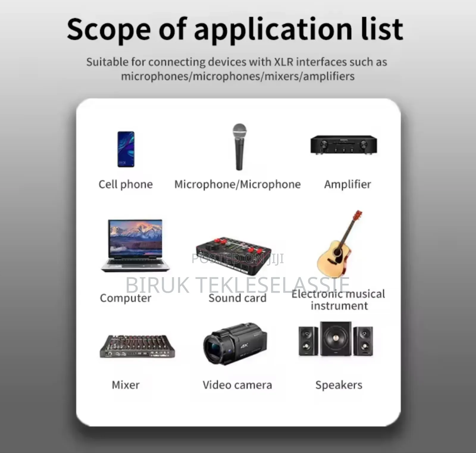 3.5 Mm to XLR 3 Pin Male to Female